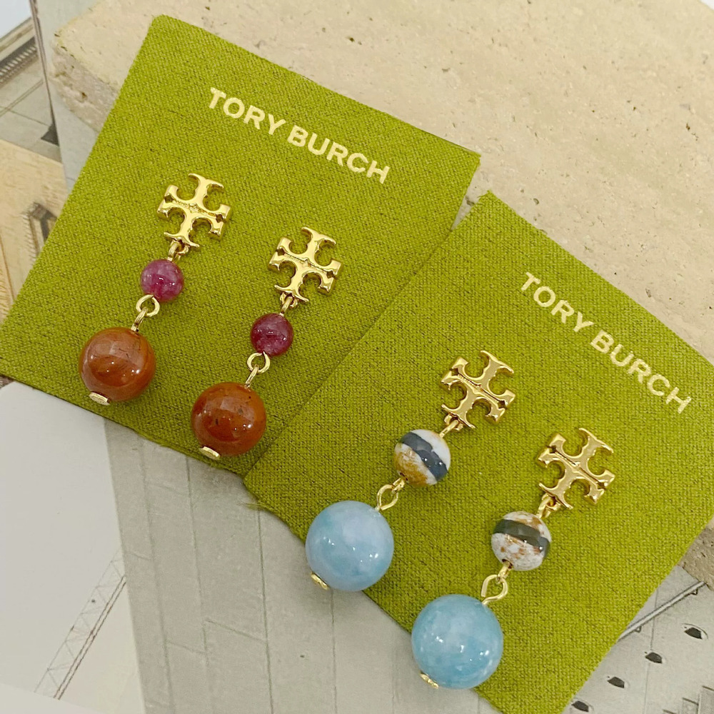 Tory Burch Letter Earrings